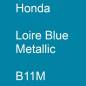 Preview: Honda, Loire Blue Metallic, B11M.